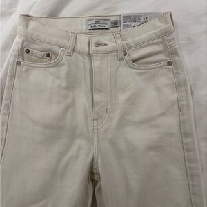 & other stories high waist white jeans